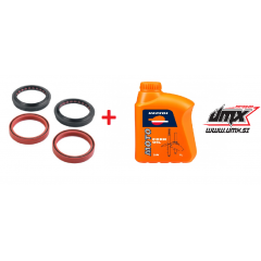 MOOSE RACING SEMERINGI OLNO PRAŠNI + PUTOLINE 5W OLJE VILIC 1L